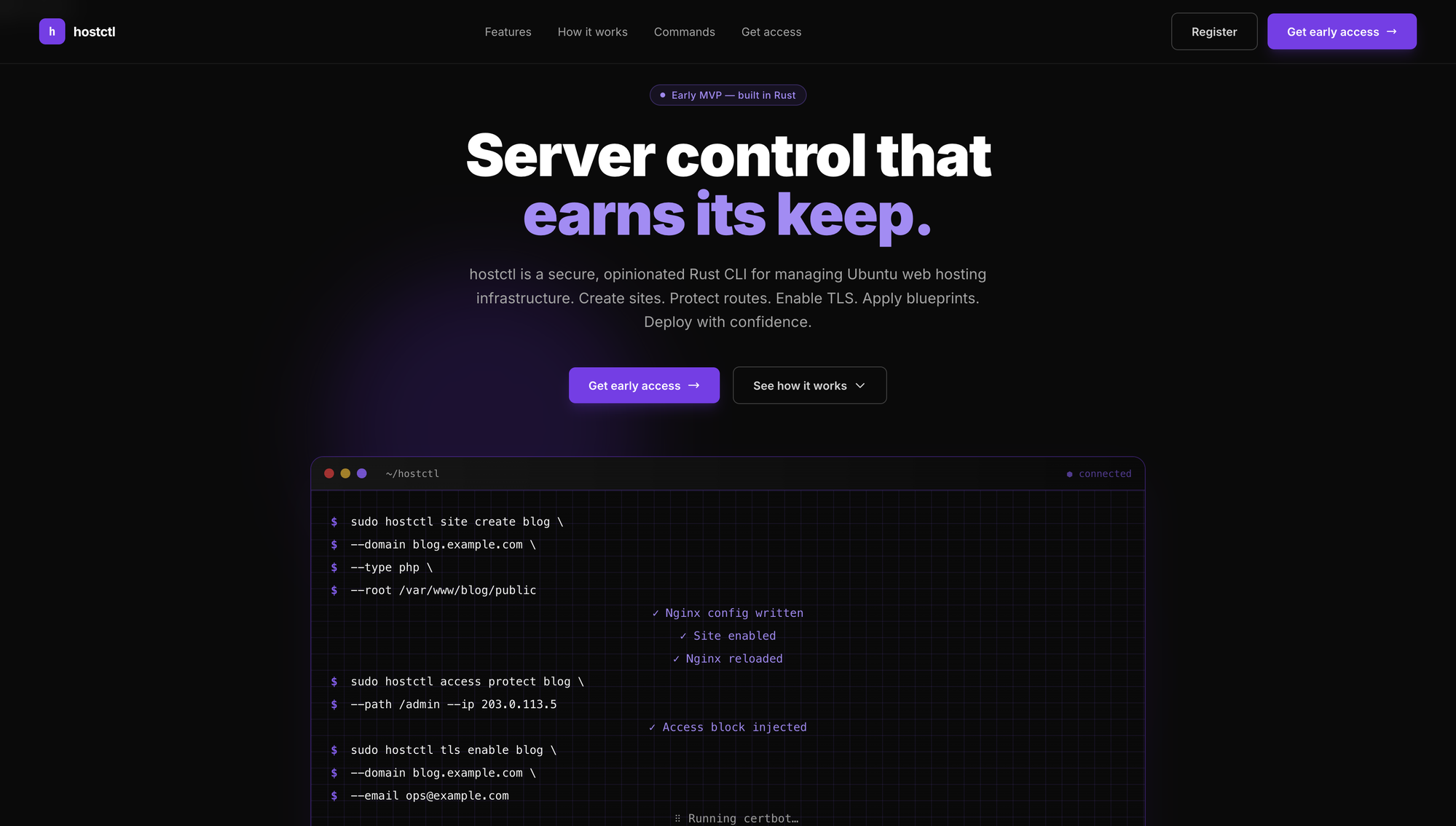 Hostctl - Infrastructure Management